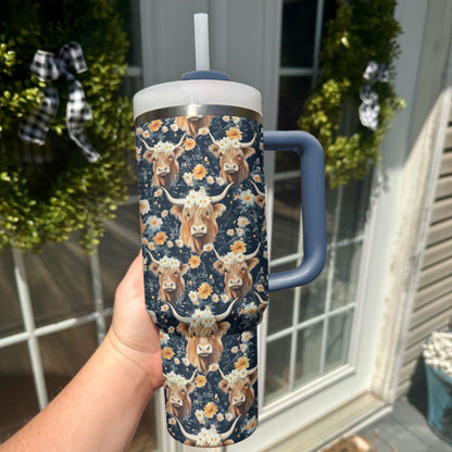 Ceeprints Tumbler Floral Highland