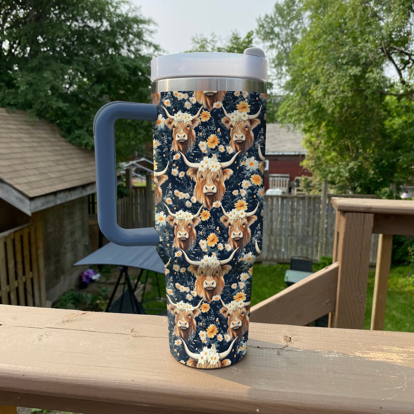 Ceeprints Tumbler Floral Highland