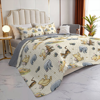 Ceeprints All Season Quilt 3-Piece Set Friendly