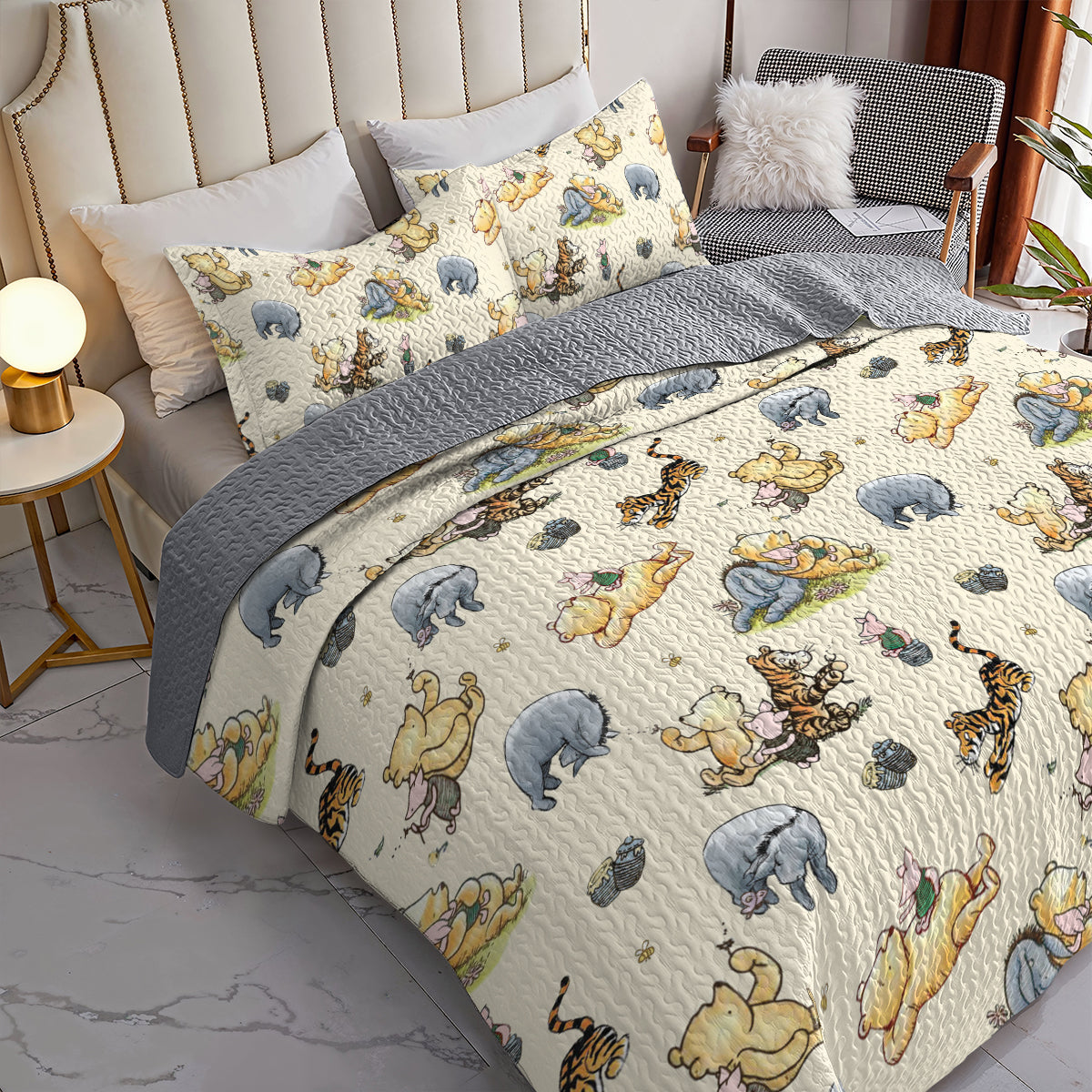 Ceeprints All Season Quilt 3-Piece Set Friendly