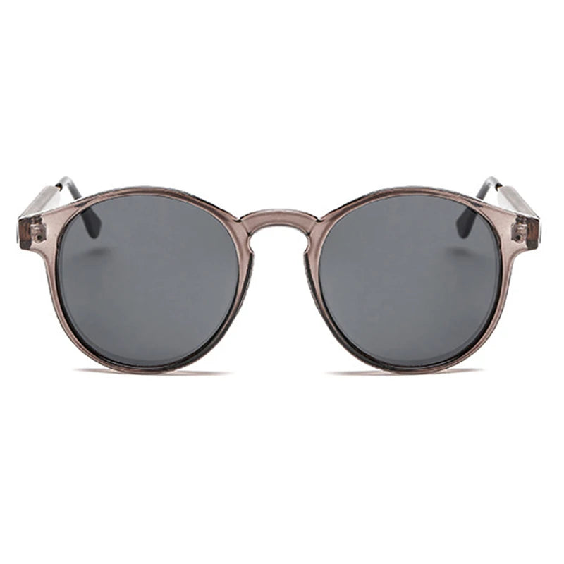 Retro Round Sunglasses – Vintage Transparent Design
