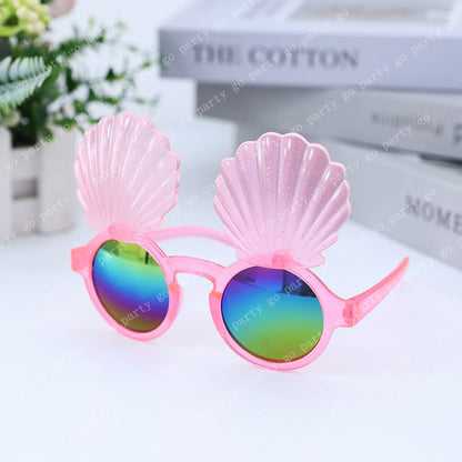 Mermaid Shell Sunglasses – Shiny Party Photo Props