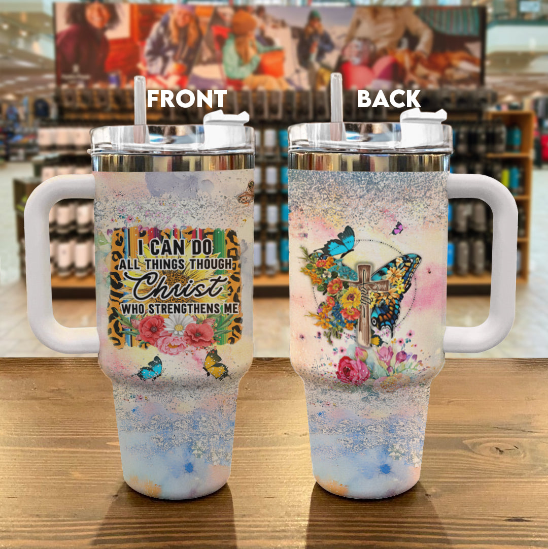 Ceeprints Tumbler Faith & Strength