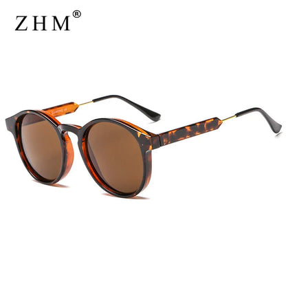 Retro Round Sunglasses – Vintage Transparent Design