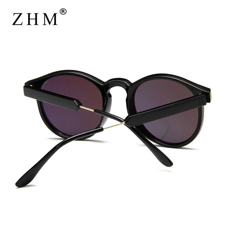 Retro Round Sunglasses – Vintage Transparent Design