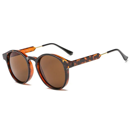Retro Round Sunglasses – Vintage Transparent Design