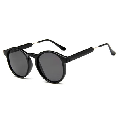Retro Round Sunglasses – Vintage Transparent Design