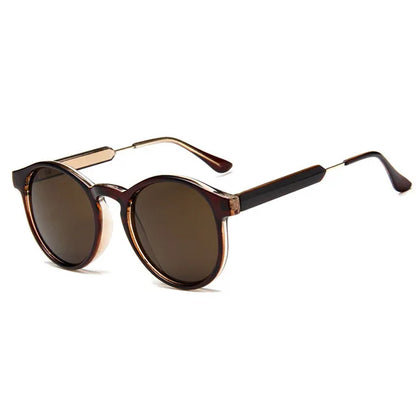 Retro Round Sunglasses – Vintage Transparent Design