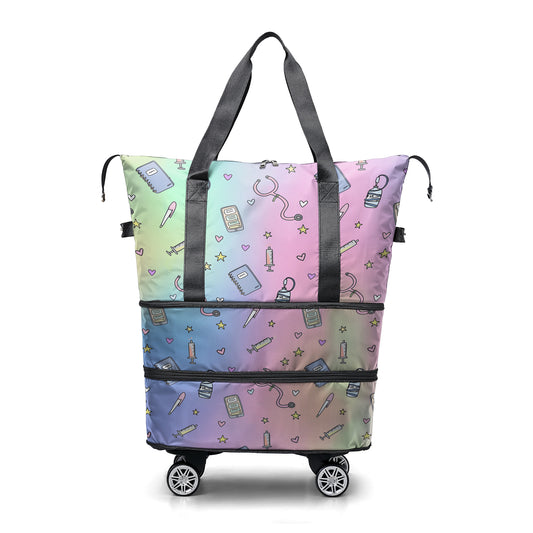 Cee™ Rolling Duffle Bag Happy Healthcare