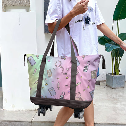 Cee™ Rolling Duffle Bag Happy Healthcare