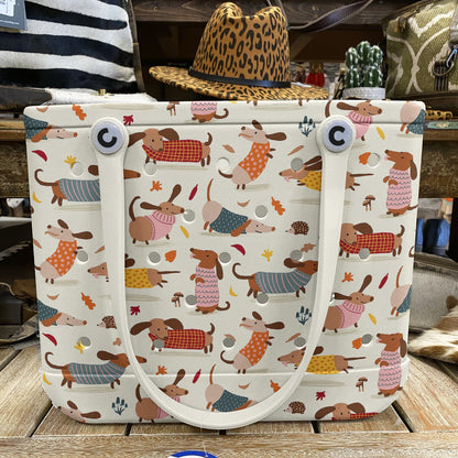 Ceeprints EVA Cee Bag Happy Dachshund