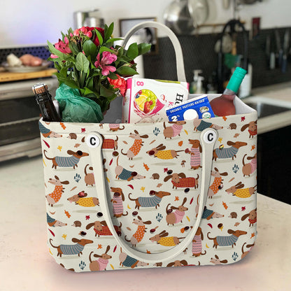 Ceeprints EVA Cee Bag Happy Dachshund