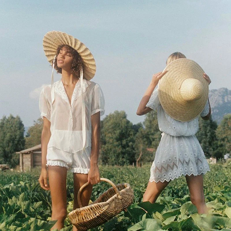 Ceeprints Raffia Wide Brim Hat