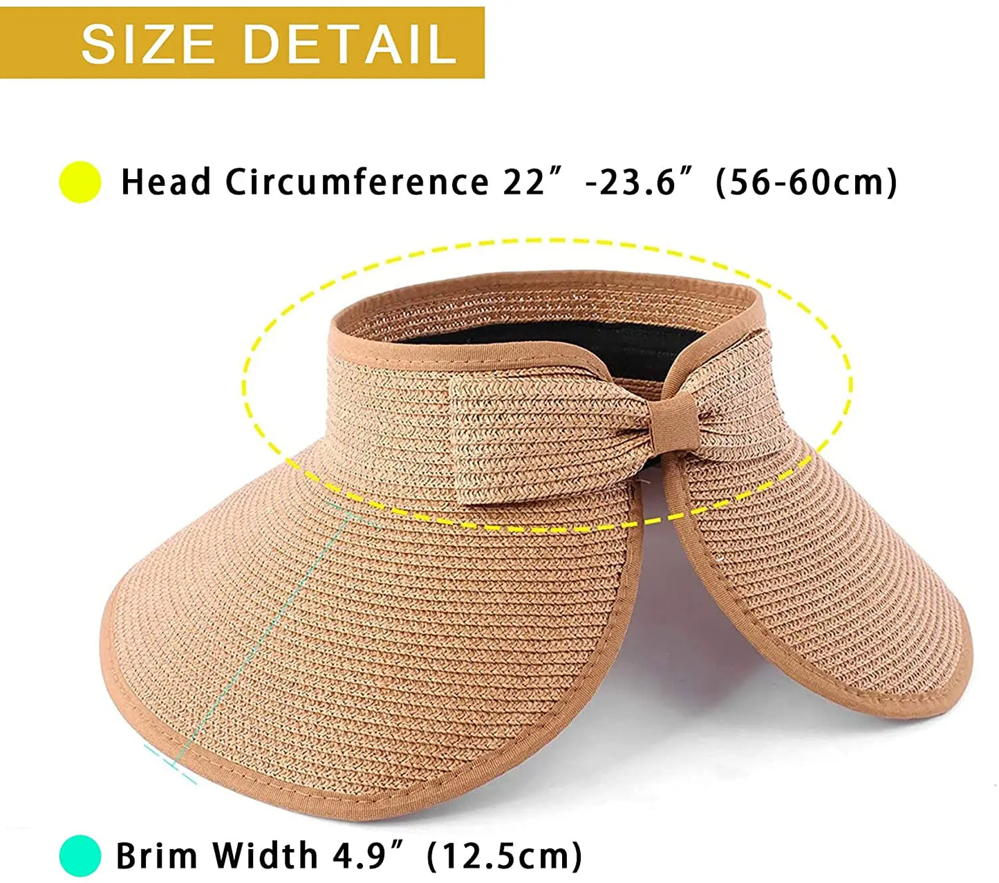 Ceeprints Roll-Up Sun Visor