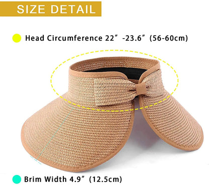 Ceeprints Roll-Up Sun Visor