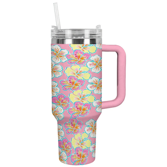 Ceeprints Tumbler Hibiscus Bloom