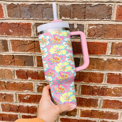 Ceeprints Tumbler Hibiscus Bloom