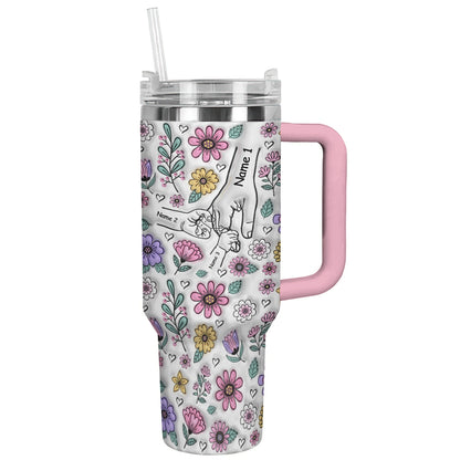 Ceeprints Personalized Tumbler Holding Hands