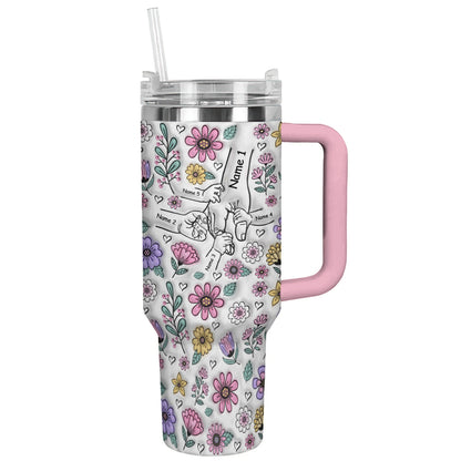 Ceeprints Personalized Tumbler Holding Hands