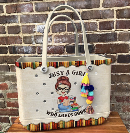 Ceeprints Cee™ Bag Just a Girl who Loves Books