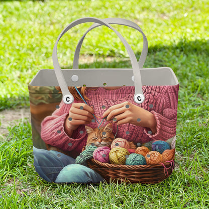 Ceeprints Cee™ Bag Knitting Kitty