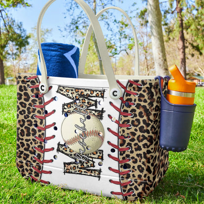 Ceeprints Cee™ Bag Leopard Baseball Mom