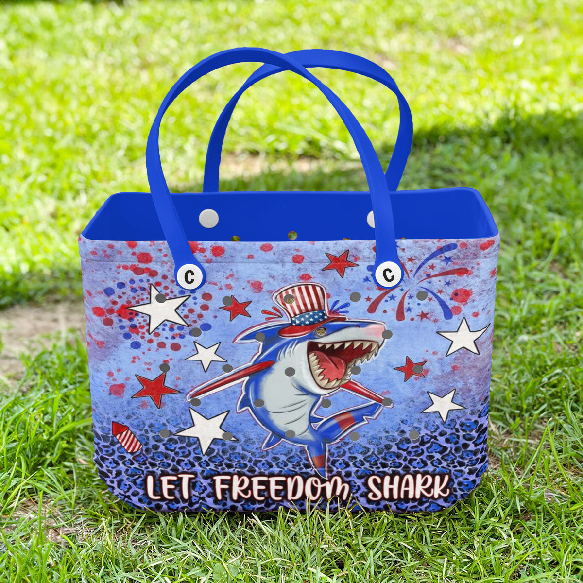 Ceeprints Cee™ Bag Let Freedom Shark