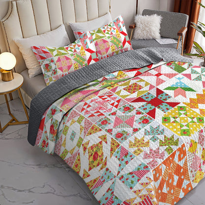 Ceeprints All Season Quilt 3-Piece Set Love you to the moon and back