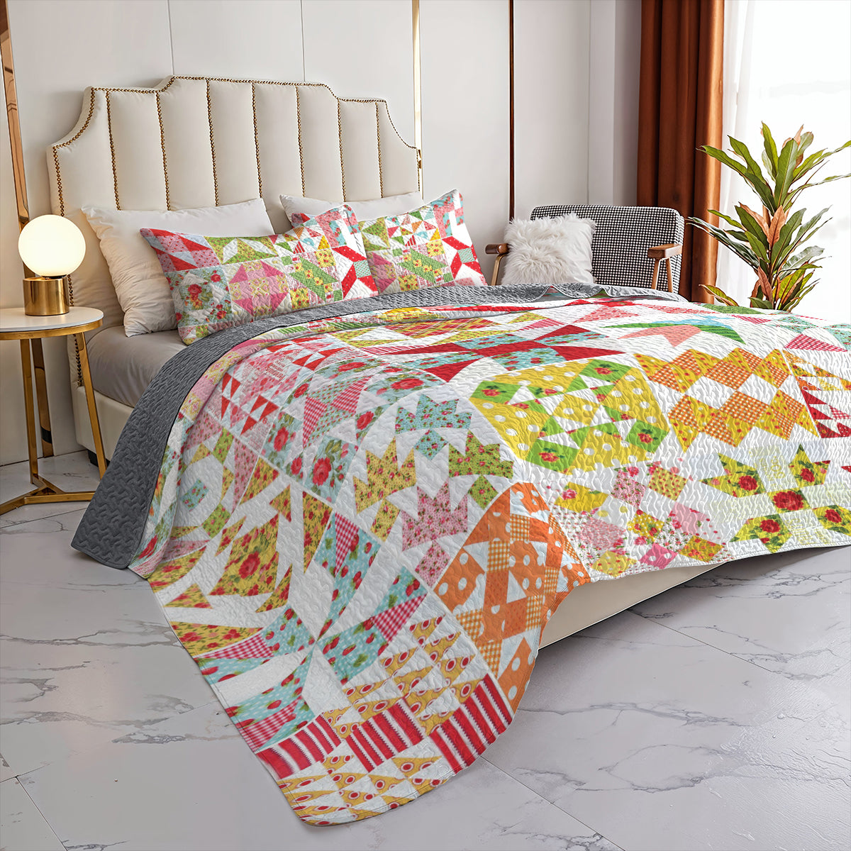 Ceeprints All Season Quilt 3-Piece Set Love you to the moon and back