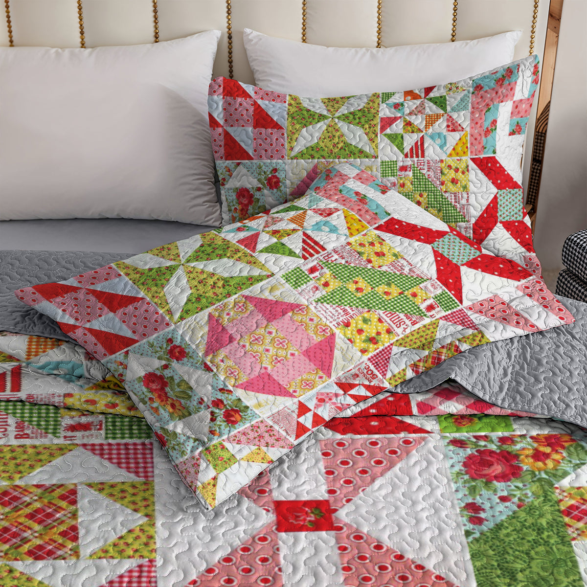 Ceeprints All Season Quilt 3-Piece Set Love you to the moon and back