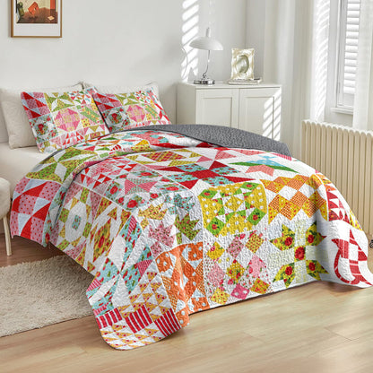 Ceeprints All Season Quilt 3-Piece Set Love you to the moon and back