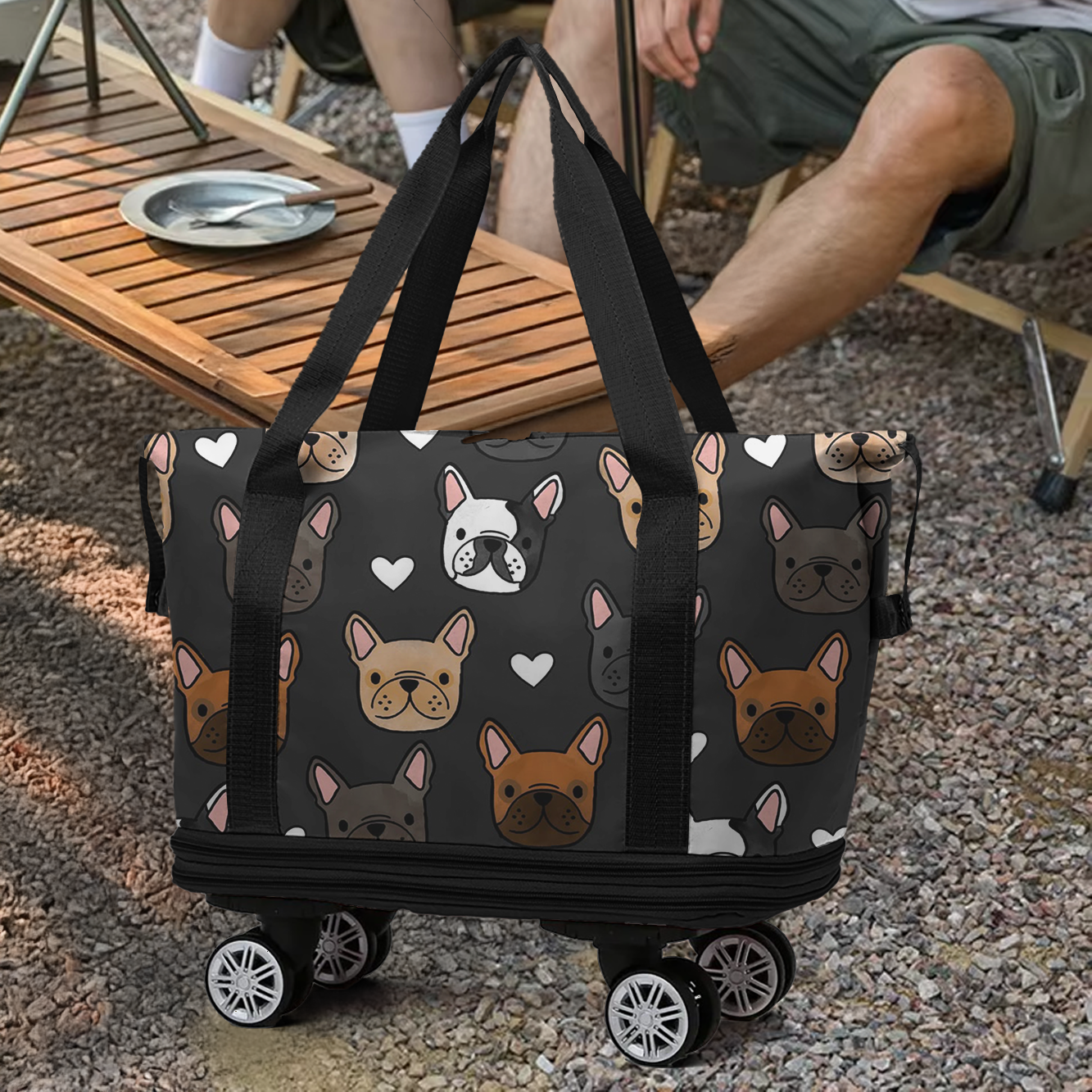 Cee™ Rolling Duffle Bag Bulldog Around