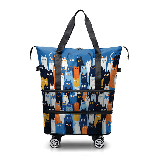 Cee™ Rolling Duffle Bag Cat Crowd