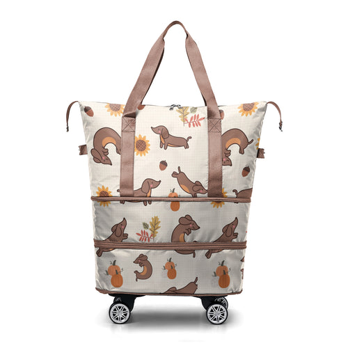 Cee™ Rolling Duffle Bag Dachshund On The Road