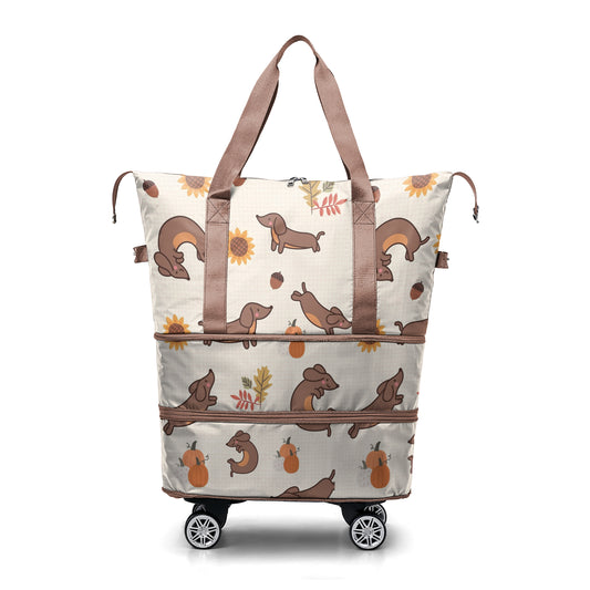 Cee™ Rolling Duffle Bag Dachshund On The Road