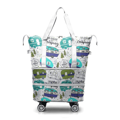 Cee™ Rolling Duffle Bag Campers Delight - Green