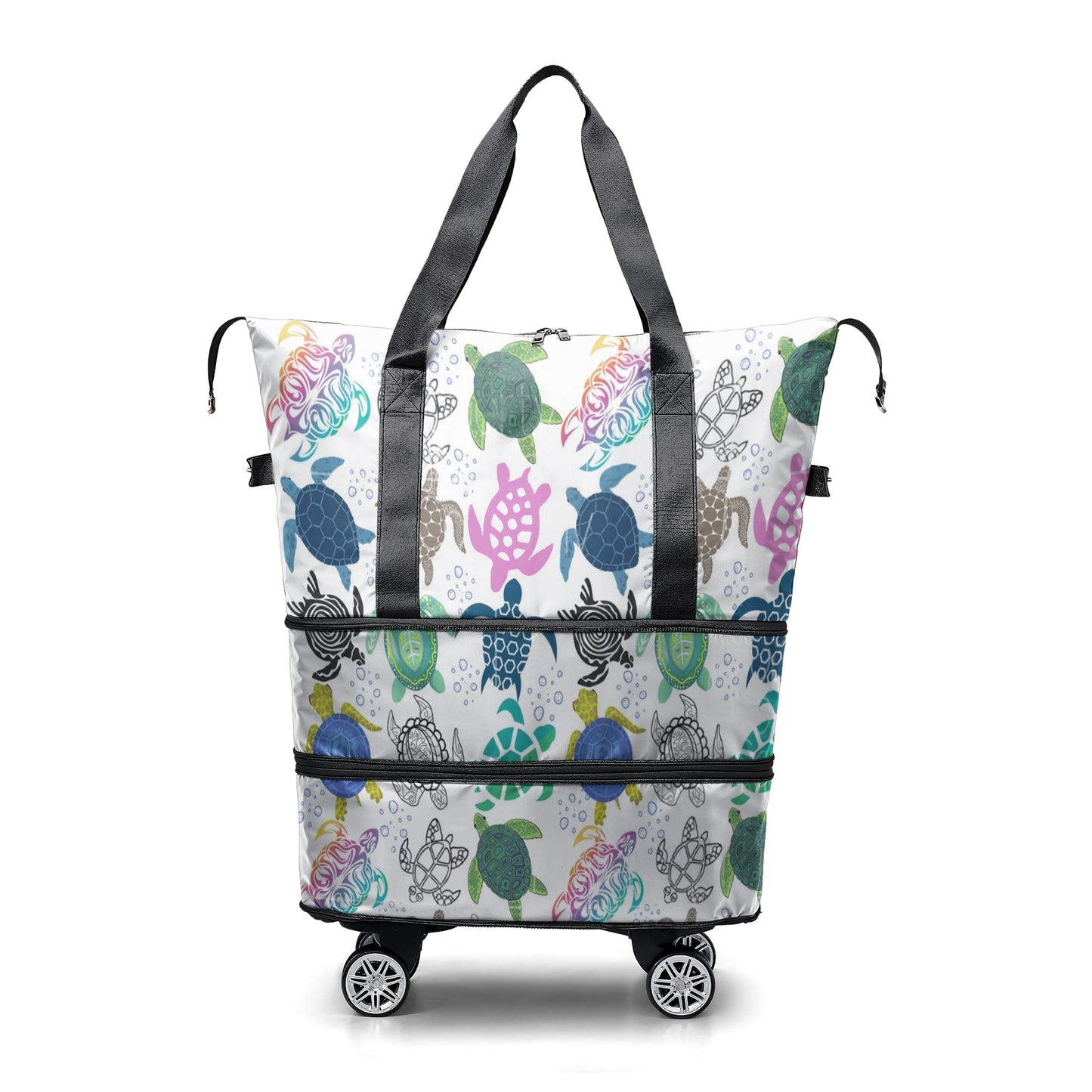 Cee™ Rolling Duffle Bag Colorful Sea Turtle