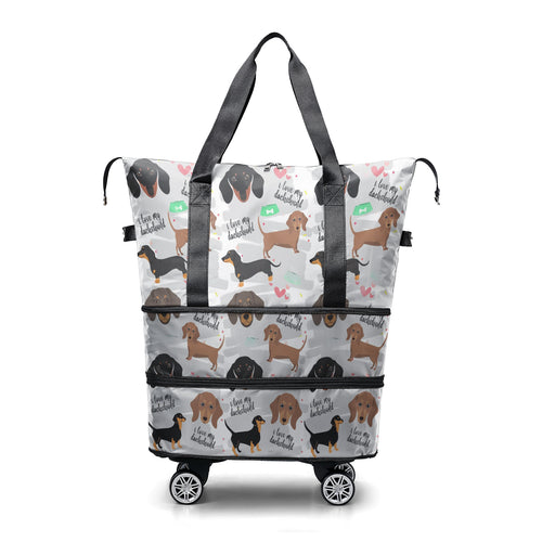 Cee™ Rolling Duffle Bag Love My Dachshund
