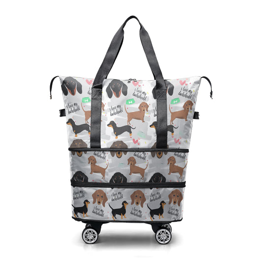 Cee™ Rolling Duffle Bag Love My Dachshund