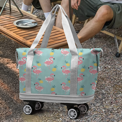 Cee™ Rolling Duffle Bag Tropical Flamingo