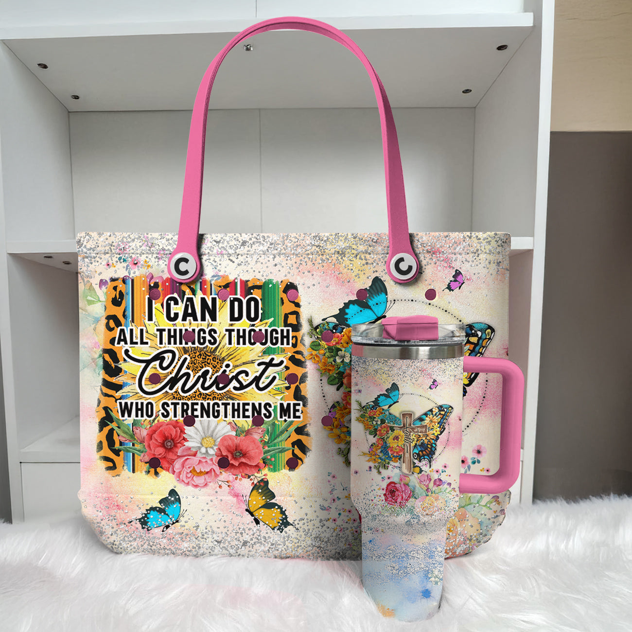 Ceeprints Tumbler Faith & Strength