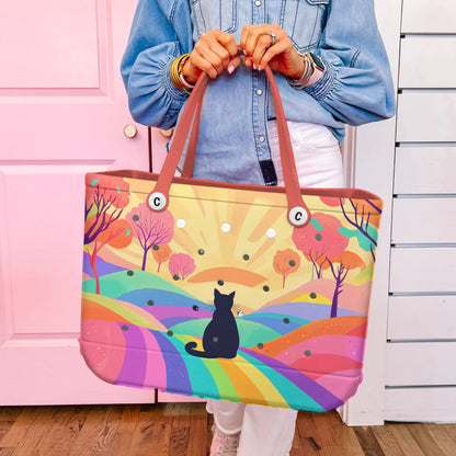 Ceeprints Cee™ Bag Black Cat at Dawn