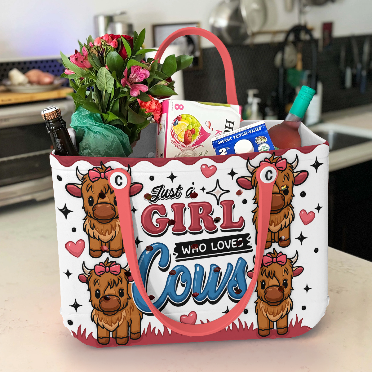 Ceeprints Cee™ Bag Just A Girl Who Loves Cow