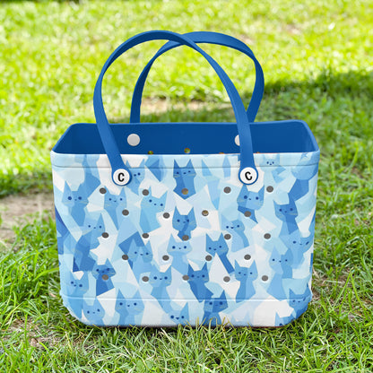 Ceeprints Cee™ Bag Blue Meow-mory