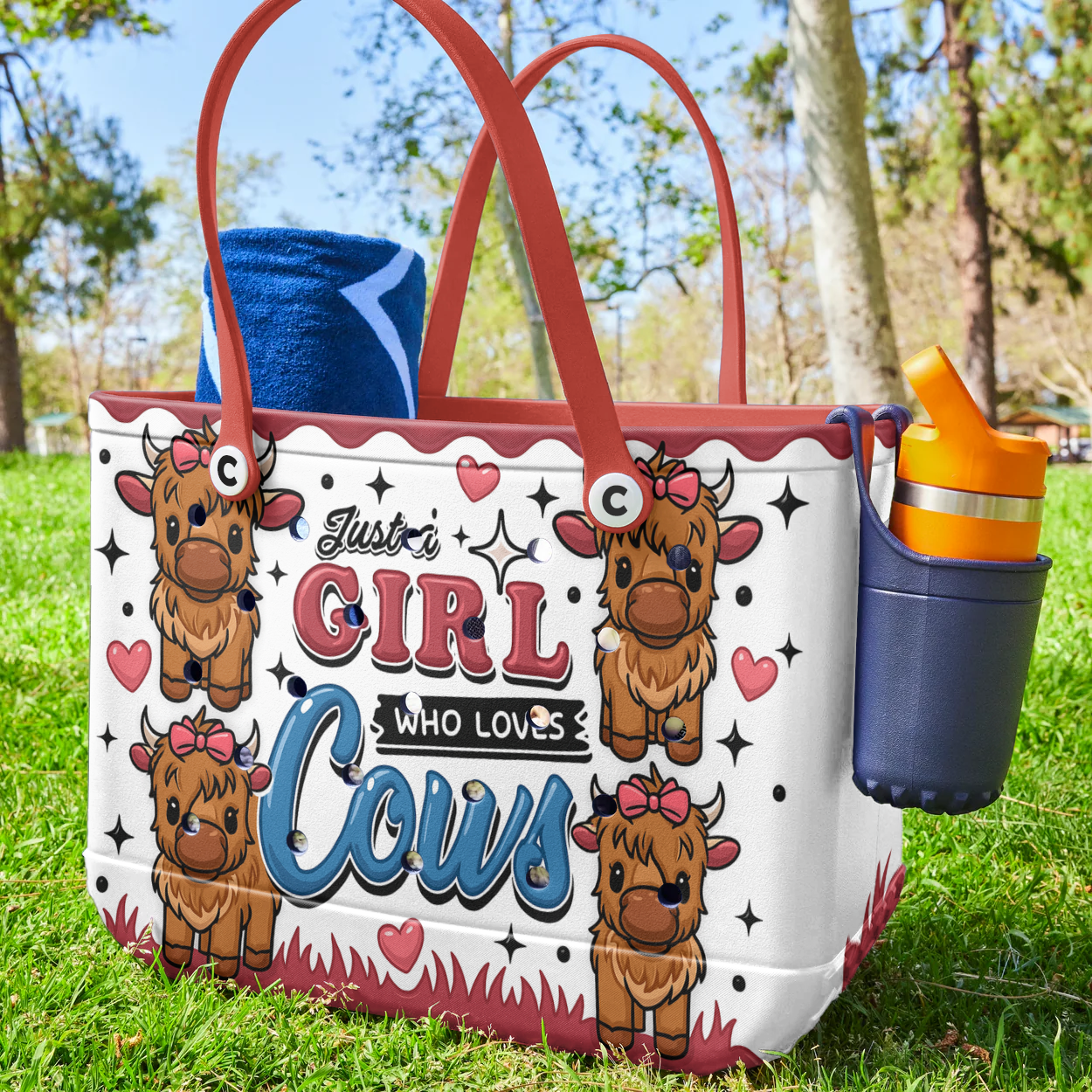 Ceeprints Cee™ Bag Just A Girl Who Loves Cow
