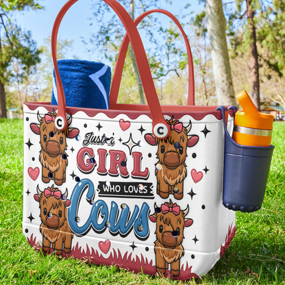 Ceeprints Cee™ Bag Just A Girl Who Loves Cow
