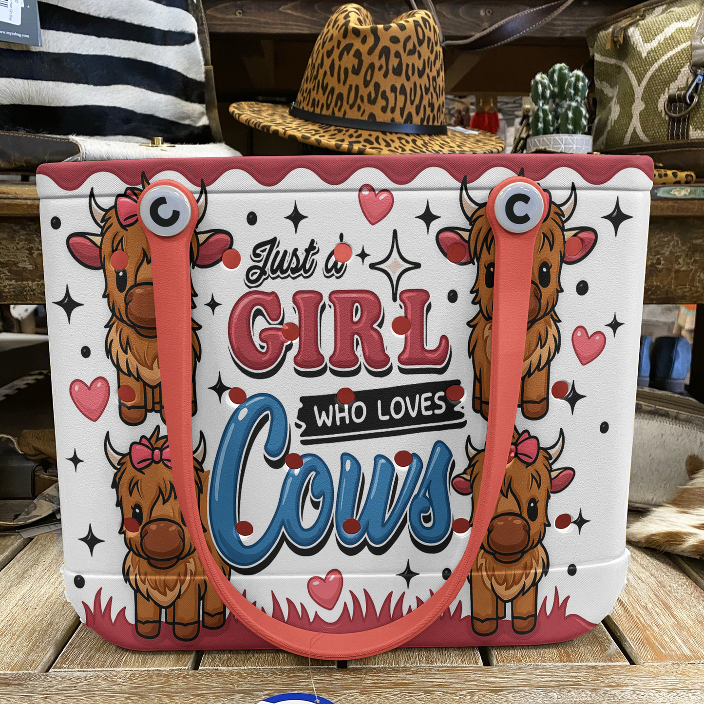 Ceeprints Cee™ Bag Just A Girl Who Loves Cow