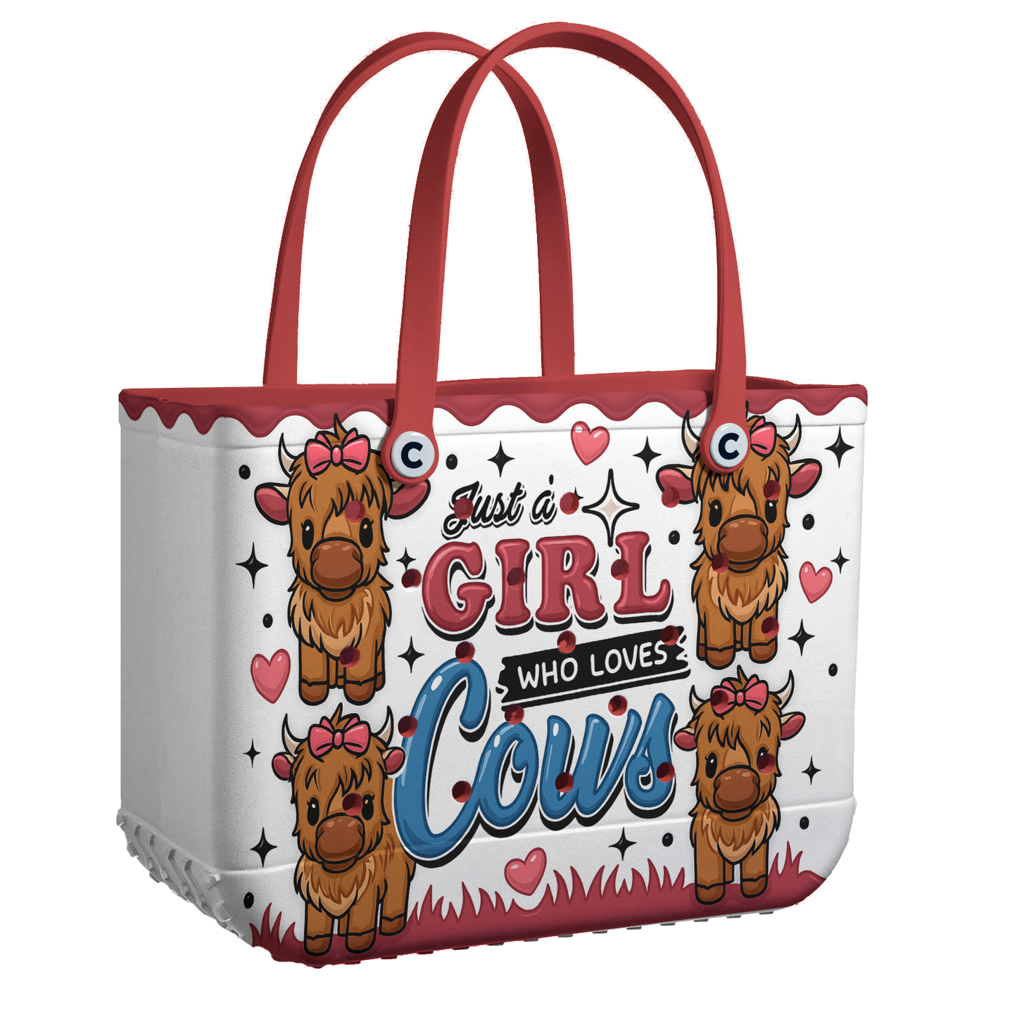 Ceeprints Cee™ Bag Just A Girl Who Loves Cow
