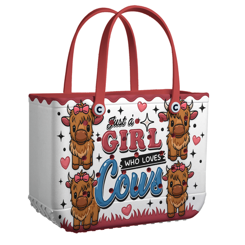 Ceeprints Cee™ Bag Just A Girl Who Loves Cow