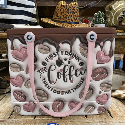 Ceeprints Cee™ Bag Coffee First, Hustle Later